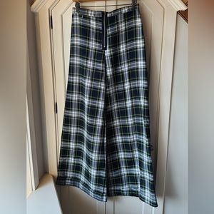 The Ragged Priest Wide Leg Plaid Pant